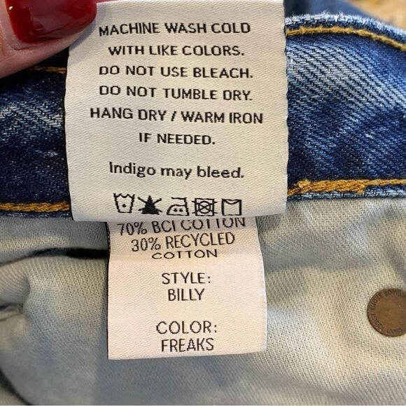 BOYISH BY HER High-Rise Jeans - Billy Style Size 24 - Picture 8 of 11